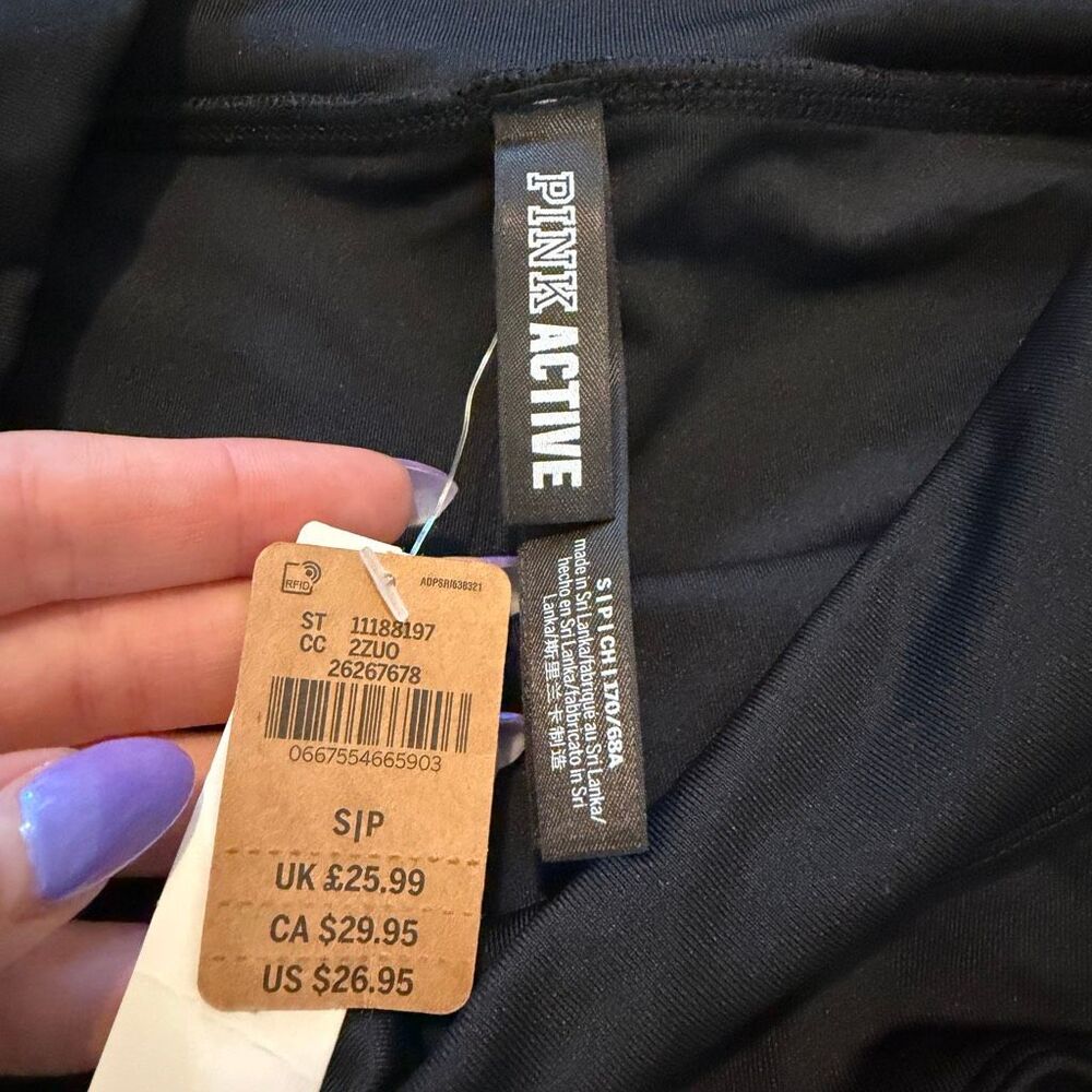 NWT VS Pink Black Swim Bottom - Picture 7 of 7